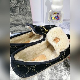 GUCCI, последние модели с подиума, меховые туфли, высококачествен