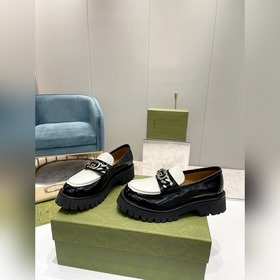 Gucci Лоферы на толстой подошве Материал： кожа бычка с открытым к