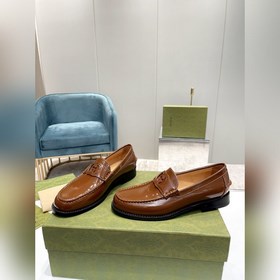 Лоферы Gucci Материал： кожа бычка с открытым краем Внутренняя под