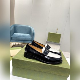 Лоферы Gucci Материал： кожа бычка с открытым краем Внутренняя под