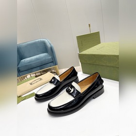Лоферы Gucci Материал： кожа бычка с открытым краем Внутренняя под