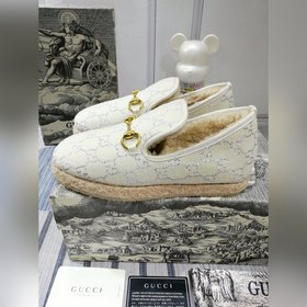 GUCCI, последние модели с подиума, меховые туфли, высококачествен