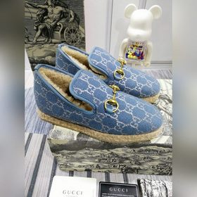 GUCCI, последние модели с подиума, меховые туфли, высококачествен