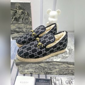 GUCCI, последние модели с подиума, меховые туфли, высококачествен