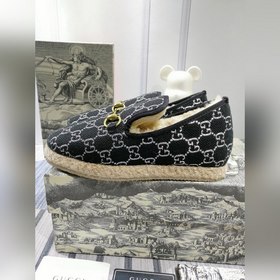 GUCCI, последние модели с подиума, меховые туфли, высококачествен