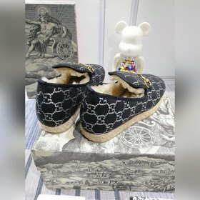 GUCCI, последние модели с подиума, меховые туфли, высококачествен