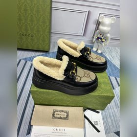 Gucci, версия высшего качества Новая модель зима 2024. Меховые бо