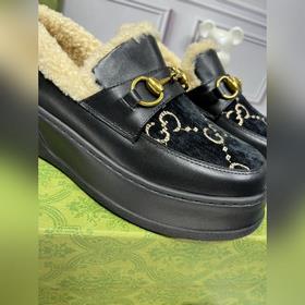 Gucci, версия высшего качества Новая модель зима 2024. Меховые бо