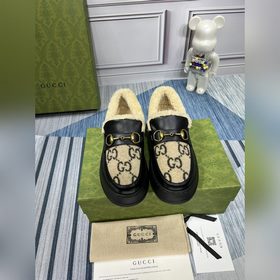 Gucci, версия высшего качества Новая модель зима 2024. Меховые бо