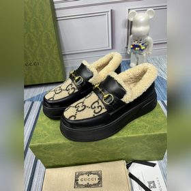 Gucci, версия высшего качества Новая модель зима 2024. Меховые бо