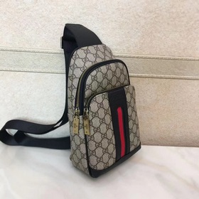 【Оригинальный товар】 Гуччи GUCCI сумка на грудь Размер： 18-31-5 Н