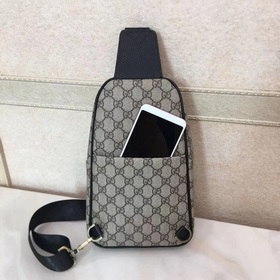 【Оригинальный товар】 Гуччи GUCCI сумка на грудь Размер： 18-31-5 Н