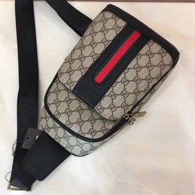 【Оригинальный товар】 Гуччи GUCCI сумка на грудь Размер： 18-31-5 Н