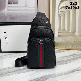 Модель сумки на грудь： 323# Оригинальный товар GUCCI, популярная