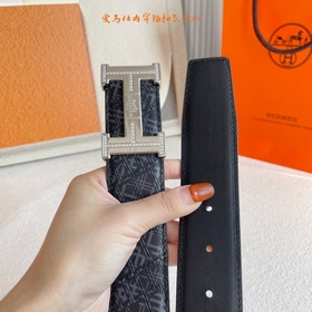 Hermes】Оригинальный ремень Hermes, ширина 3,8 см, импортный кожан