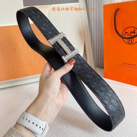 Hermes】Оригинальный ремень Hermes, ширина 3,8 см, импортный кожан