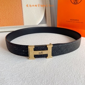 Hermes】Оригинальный ремень Hermes, ширина 3,8 см, импортный кожан