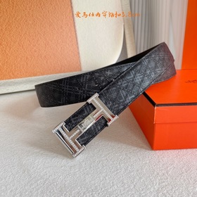 Hermes】Оригинальный ремень Hermes, ширина 3,8 см, импортный кожан