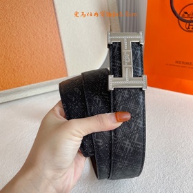 Hermes】Оригинальный ремень Hermes, ширина 3,8 см, импортный кожан