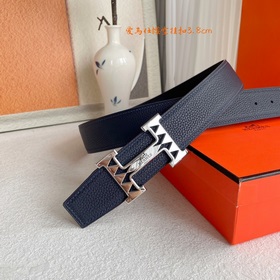 Hermes】Оригинальный ремень Hermes, ширина 3,8 см, импортная кожа,