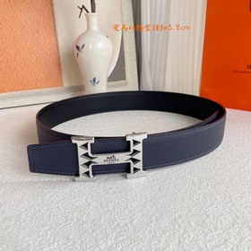 Hermes】Оригинальный ремень Hermes, ширина 3,8 см, импортная кожа,