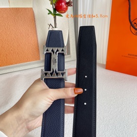 Hermes】Оригинальный ремень Hermes, ширина 3,8 см, импортная кожа,