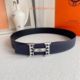 Hermes】Оригинальный ремень Hermes, ширина 3,8 см, импортная кожа,