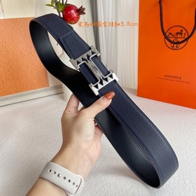 Hermes】Оригинальный ремень Hermes, ширина 3,8 см, импортная кожа,