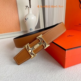 Hermes】Оригинальный ремень Hermes, ширина 3,8 см, импортная кожа,