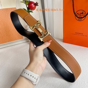 Hermes】Оригинальный ремень Hermes, ширина 3,8 см, импортная кожа,