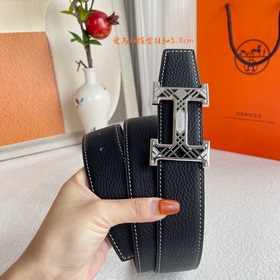 Hermes】Оригинальный ремень Hermes, ширина 3,8 см, импортная кожа,