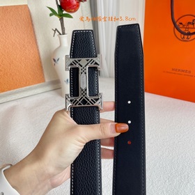 Hermes】Оригинальный ремень Hermes, ширина 3,8 см, импортная кожа,