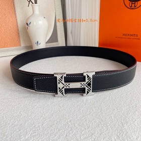 Hermes】Оригинальный ремень Hermes, ширина 3,8 см, импортная кожа,
