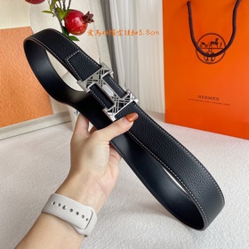 Hermes】Оригинальный ремень Hermes, ширина 3,8 см, импортная кожа,