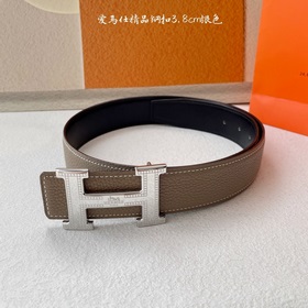 Hermes Оригинальный ремень Hermes, ширина 3,8 см, импортная кожа,