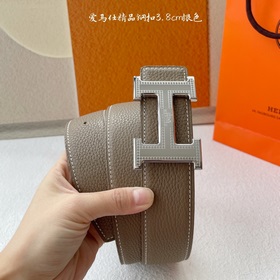 Hermes Оригинальный ремень Hermes, ширина 3,8 см, импортная кожа,