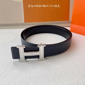 Hermes】Оригинальный ремень Hermes, ширина 3,8 см, импортная кожа,