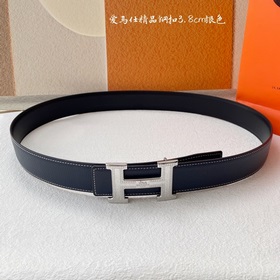 Hermes】Оригинальный ремень Hermes, ширина 3,8 см, импортная кожа,