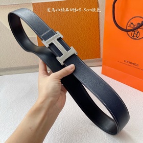 Hermes】Оригинальный ремень Hermes, ширина 3,8 см, импортная кожа,