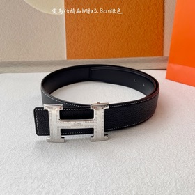 Hermes】Оригинальный ремень Hermes, ширина 3,8 см, импортная кожа,