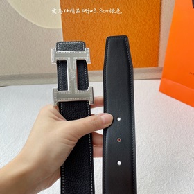 Hermes】Оригинальный ремень Hermes, ширина 3,8 см, импортная кожа,