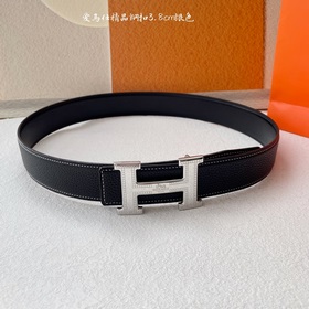 Hermes】Оригинальный ремень Hermes, ширина 3,8 см, импортная кожа,