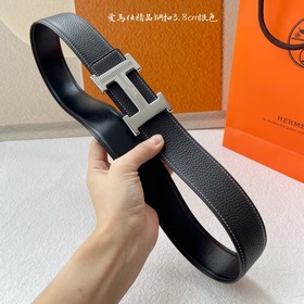 Hermes】Оригинальный ремень Hermes, ширина 3,8 см, импортная кожа,