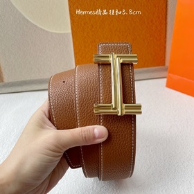 Hermes】Оригинальный ремень Hermes, ширина 3,8 см, импортная кожа,