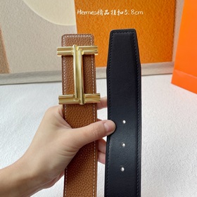 Hermes】Оригинальный ремень Hermes, ширина 3,8 см, импортная кожа,