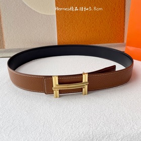 Hermes】Оригинальный ремень Hermes, ширина 3,8 см, импортная кожа,