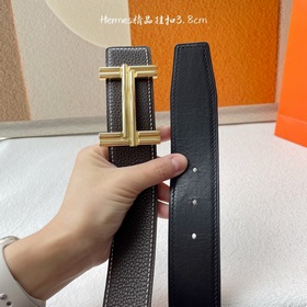 Hermes Оригинальный ремень Hermes, ширина 3,8 см, импортная кожа,