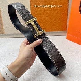 Hermes Оригинальный ремень Hermes, ширина 3,8 см, импортная кожа,