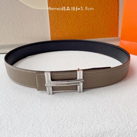 Hermes】Оригинальный ремень Hermes, ширина 3,8 см, импортная кожа,