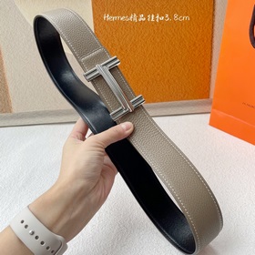Hermes】Оригинальный ремень Hermes, ширина 3,8 см, импортная кожа,
